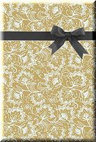 Lace Borders Gift Wrap Wrapping Paper-18ft Roll w. 20Gift Tags