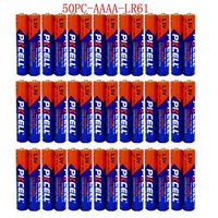 AAAA Size LR61 AM6 E96 LR8D425 MN2500 MX2500 Alkaline Battery 50Pcs