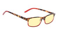 Blue Light Blocking Computer Reading Glasses with Yellow Tinted Lens for Women（Red, 2.25）