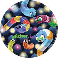 Slither.io Small Paper Plates (8ct)
