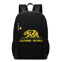 California Republic Travel Laptop Backpack Fashion Computer Business Backpacks Classic Lightweight Bookbag For Women & Men