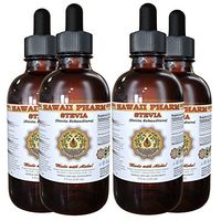 Stevia Liquid Extract, Organic Stevia (Stevia Rebaudiana) Tincture 4x4 oz