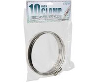 Hydrofarm ACC10 Active Air Stainless Steel, 10" (Pack of 2) Duct Clamps, 10 inch