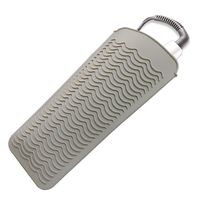 Heat Resistant Silicone Mat Pouch, Mat Cover for Curling Irons, Hair Straightener, Flat Irons, and Other Hot Hair Tools, Height 11.5 & Width 6 Inches, Food Grade Silicone, Grey