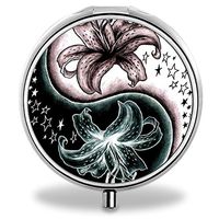 Compact Mini Portable 3 Compartments Travel Medical Medicine Case/Pill Organizer/Pill Box(Hing Hong Pill Case)