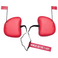 Beechcraft Debonair 35-A33 Single Engine Cowl Plugs w/ 12" Remove Before Flight Safety Streamer