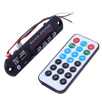 MP3 Player Decoder Board, Audio Decoder Board Audio Module Decoder Board Module Bluetooht Audio Decoder Amplifier Control Board WAV+WMA+MP3 12V