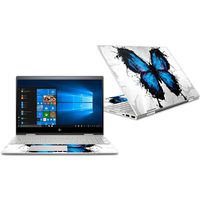 MightySkins Skin Compatible with HP Envy x360 Convertible 15" (2018) - Butterfly Splash | Protective, Durable, and Unique Vinyl Decal wrap Cover | Easy to Apply, Remove | Made in The USA