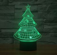 CHIMAERA 3D Magical Optical Illusion Christmas Tree Holiday Lamp