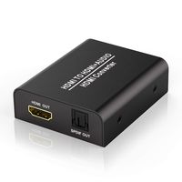 HDMI Audio Extractor, Vilcome 1080P HDMI to HDMI Audio Converter Adapter Support Optical Toslink SPDIF and 3.5mm Audio Output with USB Power Cable and Optical Cable for Blue-ray PC Laptop Xbox One