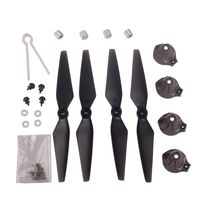 YouCute spare parts for mjx B2C B2W B2 Bugs 2w Bugs 2 RC Drone Blade Aluminum cap (Black large kit)