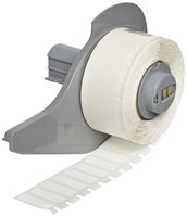 Brady M71-10-498 Repositionable Vinyl Cloth BMP71 Labels , White (750 Labels per Roll, 1 Roll per Package)