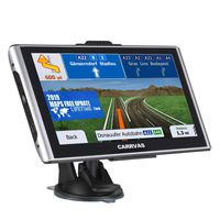 GPS Navigation for Car,Truck,CARRVAS 7 Inch Voice Turn Direction Guidance,Support Speed and Red Light Warning Pre-Installed US, Mexico,Canada + South America Maps