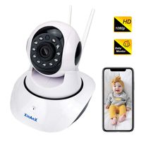 WiFi IP Camera 1080p, Wireless Security Camera Indoor Surveillance System 2.4GHz for Home Baby Pet Monitor with IR Night Vision, Pan/Tilt/Zoom, Motion Detection, Two-Way Audio, Cloud Storage