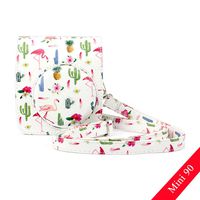 Ngaantyun Flamingo Shoulder Carrying Protective Case for Fujifilm Instax Mini 90 Instant Camera, with Adjustable Strap - Cactus