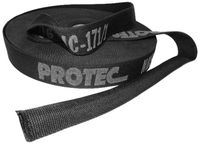 Tompkins Industries 039-NHS225-25 Nylon Protective Hose Sleeve, 2.25" ID, 25' Length, Black