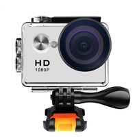 Action Camera 1080P 12MP Underwater Waterproof Camera with 140 Degree Wide Angle Lens and Mounting Accessory Kit White