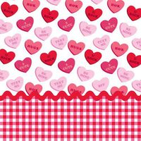 Sweet Greetings Valentine Paper Beverage Napkins 18 Per Pack