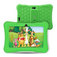 [Upgraded] Dragon Touch Y88X Pro 7 inch Kids Tablet, 2GB RAM 16GB Android 9.0 Tablets, Kidoz Pre-Installed with All-New Disney Content WiFi Only - 2019 New Model - Green