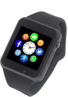 Funntech Smart Watch for Kids with Pedometer Bluetooth Unlocked 2G GSM Phone Call 1.54 Inch Touchscreen Camera, Black