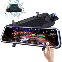 DDAUTO DDA900 Mirror Dash Cam Backup Camera for Car, 9.66 inch IPS Touch Full Screen ; 1080P 170° Full HD Front Camera;1080P 140°Wide Angle Full HD Rear View Camera, 24-Hour Parking Monitoring