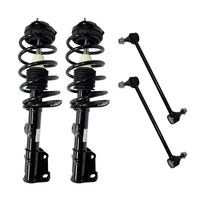 Detroit Axle - Front - Both (2) Front Complete Strut & Spring Assembly with (2) Sway Bar End Links - Front - NOT FOR NIVOMAT SUSPENSION For - 2008-2018 Chrysler Town & Country& Dodge Grand Caravan