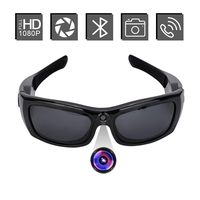 Bluetooth Sunglasses Camera, WHDSWL 1080P Mini Video Recorder Camera with UV Protection Polarized Lens, Great Convenient for Driving/Riding/Motorcycle and Outdoor Sports