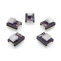 Witbot DRV8825 Stepper Motor Driver Module 4-Layer with Mini Heat Sink for 3D Printer RP1.4 A4988(Pack of 5pcs)