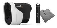 Garmin Approach Z80 Golf Rangefinder [with GPS] Power Bundle | Includes PlayBetter Portable USB Charger & PlayBetter Microfiber Towel | Hybrid GPS/Laser, Slope (with Charger & Microfiber Towel)