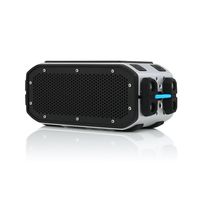 Braven BRV-Pro Wireless Bluetooth Speaker With 15 Hours of Wireless Playtime, Black / Silver / Cyan