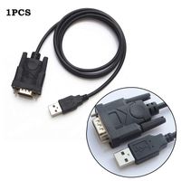 Golden^Li USB 2.0 to RS232 DB9 Adapter Cable Male Converter 9 pins for Windows 10/8.1/8/7/Vista/XP/2000 and Mac OS X 10.6, Camera, Modem, ISDN Printers, Scanner(0.8m/30ft)