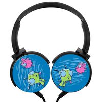 Invader-Zim Wired Stereo Headphone Audiophile Over-Ear Noise-Isolating Portable Headphone