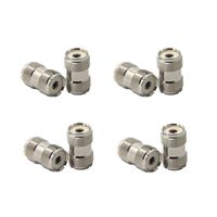 BestTong 8 Pcs UHF PL-259 Female to UHF PL-259 Female Coaxial Adaptor Connector Coupler Joiner for CB Ham Radio Antenna