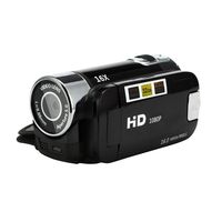 Aurorax Video Camera Camcorder HD 1080P 2.7 Inch LCD Rotatable Screen 16X Digital Zoom Camera (Black)