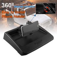 RYANSTAR Dash Multi-Mount 360°Phone Holder Kit Interior Accessories for 2007-2010 Jeep Wrangler JK