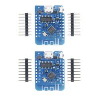 Diymore 2pcs Wemos D1 Mini ESP8285 Lite V1.0.0 1MB Flash Wireless WiFi Internet Development Board