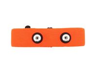 Bestart Universal Replacement Heart Rate Monitor Soft Strap for Garmin Polar Wahoo (Orange)