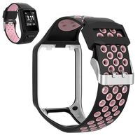 Baiwka Silicone Watchband for Tomtom Spark Runner2/3, Watch Strap Replacement Wristband for Tomtom Runner 2/ Runner 3/ Spark 3/ Adventurer/Golfer 2 Sports GPS Running Smartwatch