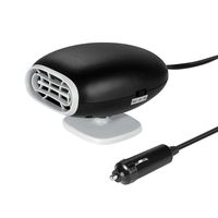 Portable Car Heater Defogger Defroster 12V Car Auto Heater Cooling Fan Plug in Cigarette Lighter 12 Volt 150W Windshield Window Demister Fast Heating