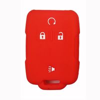 Coolbestda Silicone Keyless Jacket Key Fob Remote Control Cover Case Protector for 2018 2017 2016 Chevrolet Chevy Silverado Colorado GMC Canyon Sierra Yukon Cadillac M3N32337100 13577770 13577771
