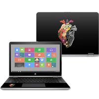 Mightyskins Skin Compatible with Hp Pavilion X360 14" (2017) - Spring Heart | Protective, Durable, and Unique Vinyl Decal Wrap Cover | Easy to Apply, Remove, and Change Styles | Made in The USA