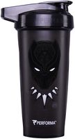 Performa Perfect Shaker - Marvel Series, Leak Free Protein Shaker Bottle with Actionrod Mixing Technology! Shatter Resistant & Dishwasher Safe (ACTIV Black Panther)(28oz)