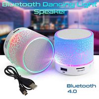 Suines Portable Mini Wireless Bluetooth Speaker Hands Free Music Player with LED Lights Portable Bluetooth Speakers