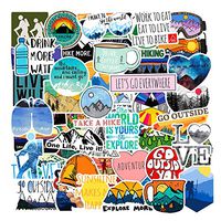 Vinyl VSCO Girls Stickers Hydro Flask Waterproof Skateboard Stickers for Water Bottle DIY Xmas Decoration Laptop Decals Gift Card Luggage Car Bicycle Music Film Guitar Travel Case Outdoor Sport 50Pack