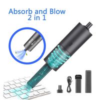 Handheld Vacuum/Blower Cleaner 2 in 1, Cordless Vacuum Cleaner Portable Mini Rechargeable Vacuum with Quick Charge Technology and Strong Suction Lightweight Design for Home,Office Desk, Car Cleaning