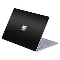 MasiBloom Top & Bottom Side Laptop Sticker Decal for 13" 13.5 inch Microsoft Surface Laptop 3 & 2 & 1 (2019/18/17 Released) Anti Scratch Protective Skin, Not Compatible with Surface Book (A- Black)