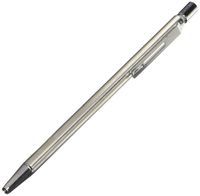 Pilot Birdy Stainless Steel Body Mini Ballpoint Pen, 0.7 mm, Black Ink (BS-40S-S)