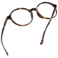LifeArt Customized Prescription Glasses, Blue Light Blocking Glasses, Anti Eyestrain, Computer Reading Glasses, Gaming/TV Glasses for Women and Men, Anti UV, Anti Glare (Tortoise, 3.00 Magnification)
