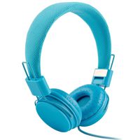 Wired Headphones,AutumnFall Adjustable Foldable Wired Headband Stereo Bass Earphone Headphones with Mic(Blue)