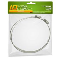 VIVOSUN Stainless Steel Duct Clamps 10 inch (Pack of 2)
